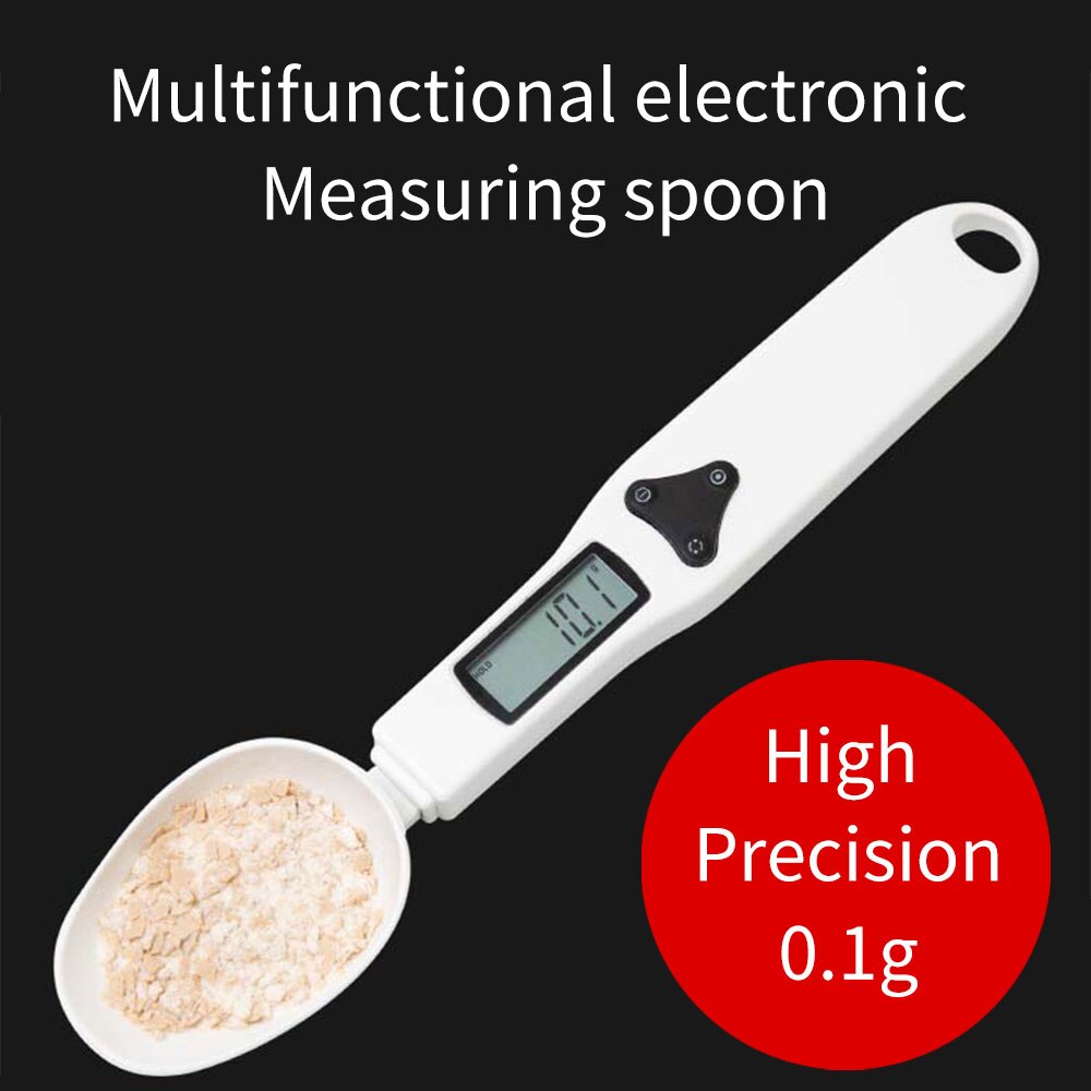 Cuchara medidora Digital con pantalla LCD, 500g/0,1g, cuchara Digital electrónica, minibáscula de cocina, suministros para hornear