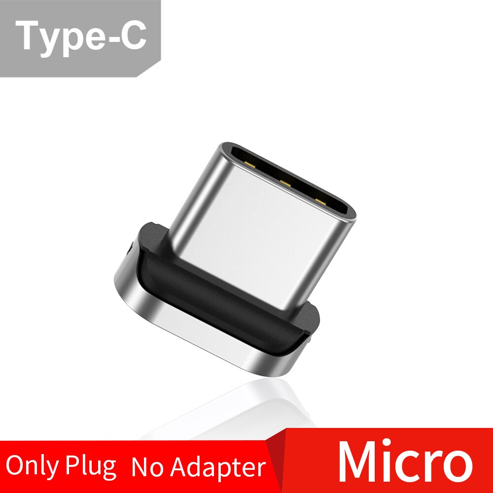 Twitch Magnetic USB Type C Adapter For iPhone X Samsung Xiaomi USB C Magnetic Adapter Type C Female to Micro USB Male Connector: Only Micro Plug