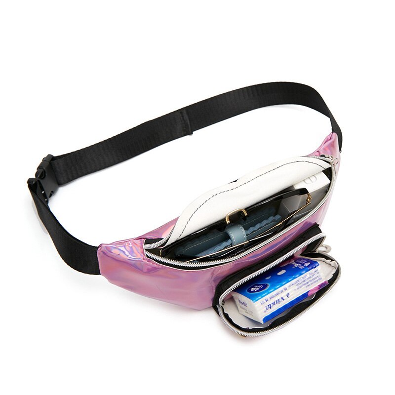 Bloco de Fanny Saco Da Cintura De Couro das mulheres PU Saco Peito Feminino de Alta Capacidade Sacos De Banana Rim Senhoras Bum Saco Saco do Mensageiro sacos YB104