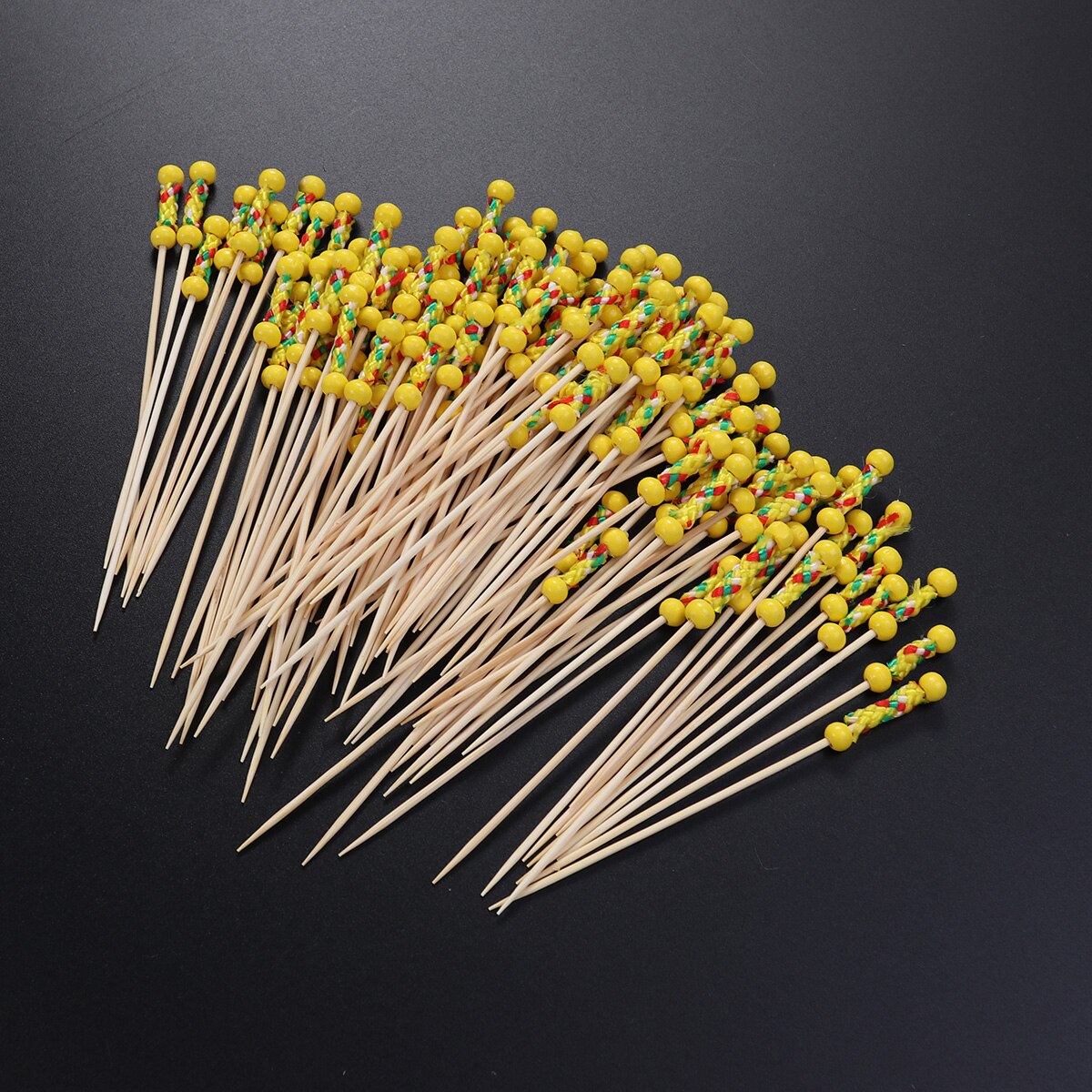 Wedding Party for Toothpicks Sticks Drink Picks Food Fruit Disposable Wooden About 100pcs
