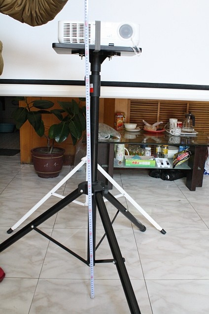 Trépied de support de projecteur pliant universel avec plateau givré support de support de haut-parleur support de entourage de trépied TY173