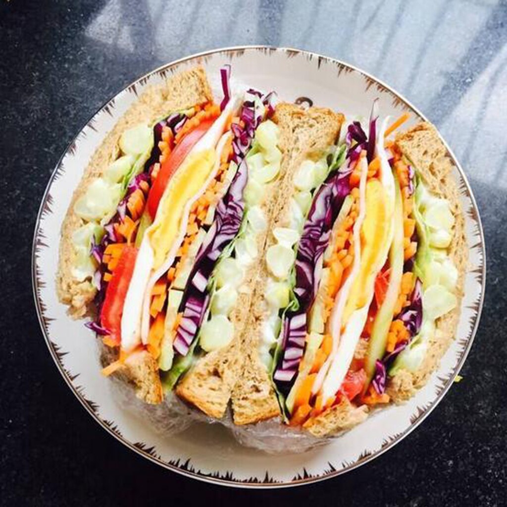 Breakfast Toasted Sandwich Panini Maker Grill Press 750W Non Stick Black EU Plug Sandwich Maker