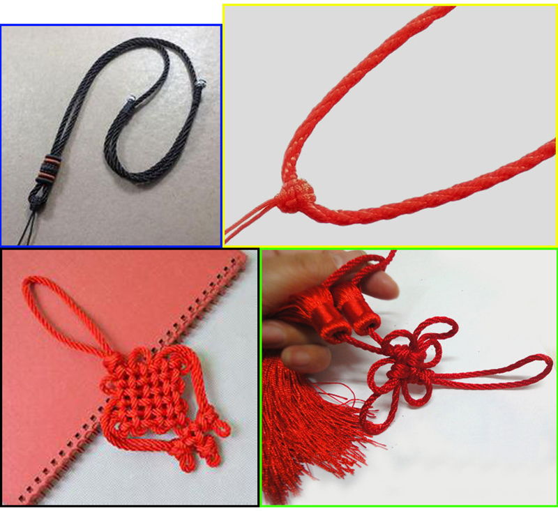 1mm 1,5mm 2mm 3mm Baumwolle Nylon Kabel Gewinde Chinesischen Knoten Schnur Kunststoff Schnur Perlen Seil Für DIY Armbinde Halskette Schmuck Machen