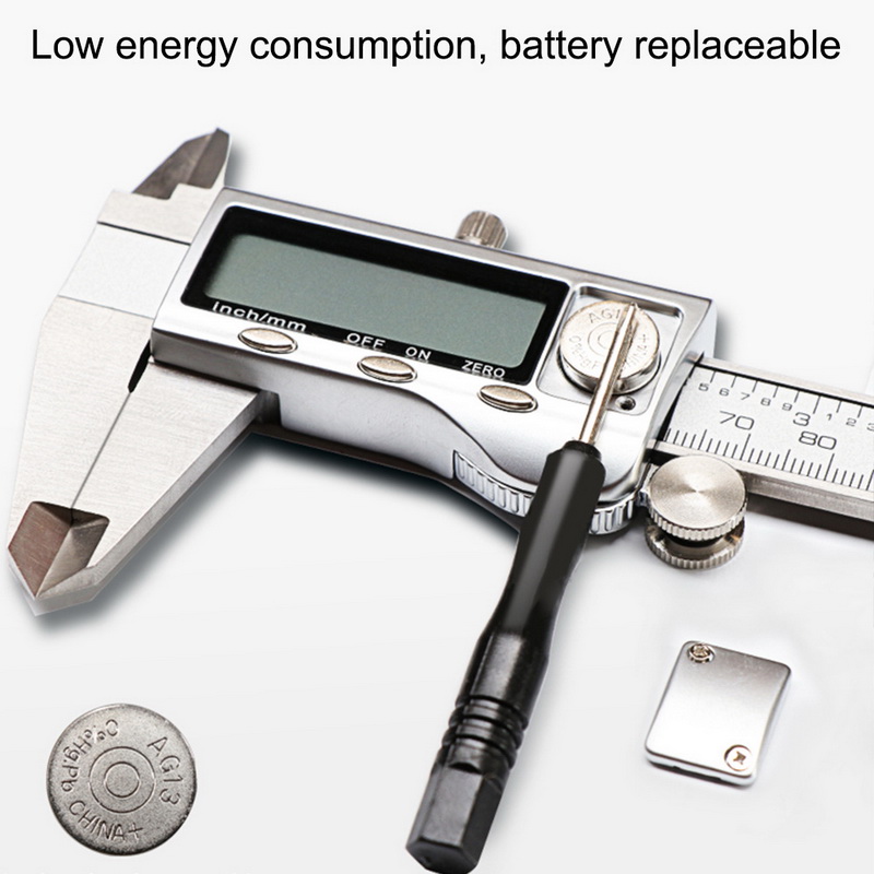 Digital Vernier Caliper 6 Inch 150mm Stainless Steel Metal Electronic Caliper Micrometer Depth Measuring Tools With LCD Screen