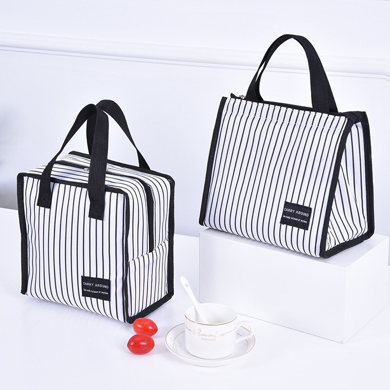 Borsa per isolamento a freddo borsa per il pranzo ispessita borsa per il pranzo impermeabile portatile per picnic per studenti