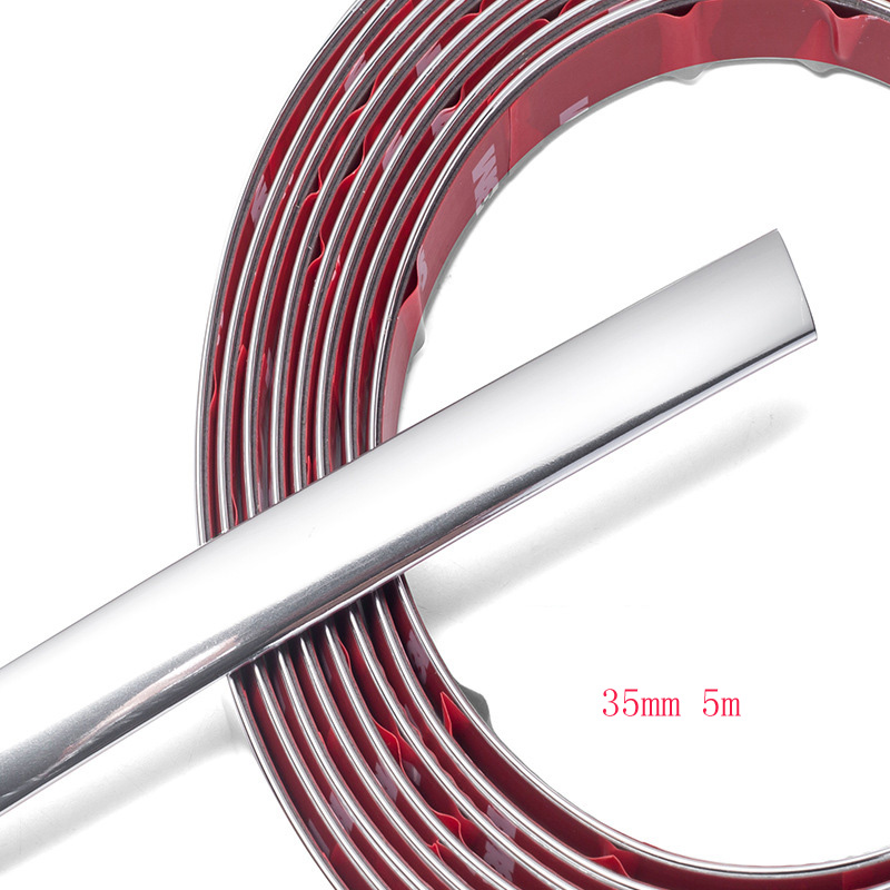 3M 5M Bil Karosseri Strip - 6-25mm Bredde | Beskyttende Lister til Kofanger & Dørkant