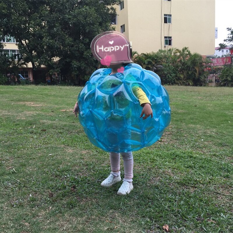 De 60Cm Zorb Bal Outdoor Entertainment Pvc Opblaasbare Giant Roll Bal Botsen Met Kracht Spelletjes Voor Kinderen