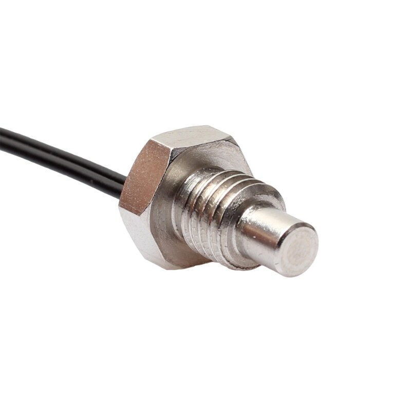 NTC 10K Thermistor Temperature Sensor M8 Thread Probe Cable 1m 2m Waterproof