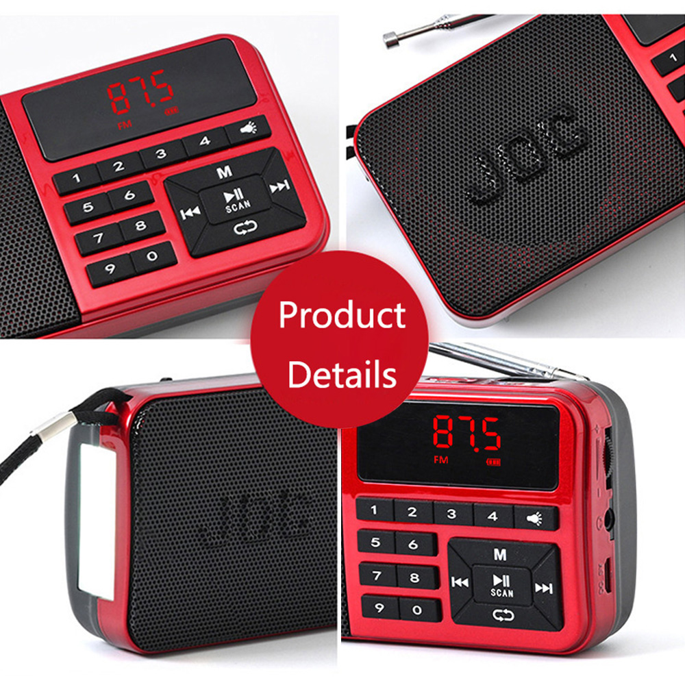 Radio FM Przenośne radio kieszonkowe Bluetooth Akumulator Obsługa słuchawek Karta USB TF Odtwarzacz MP3 z mini odbiornikiem radiowym