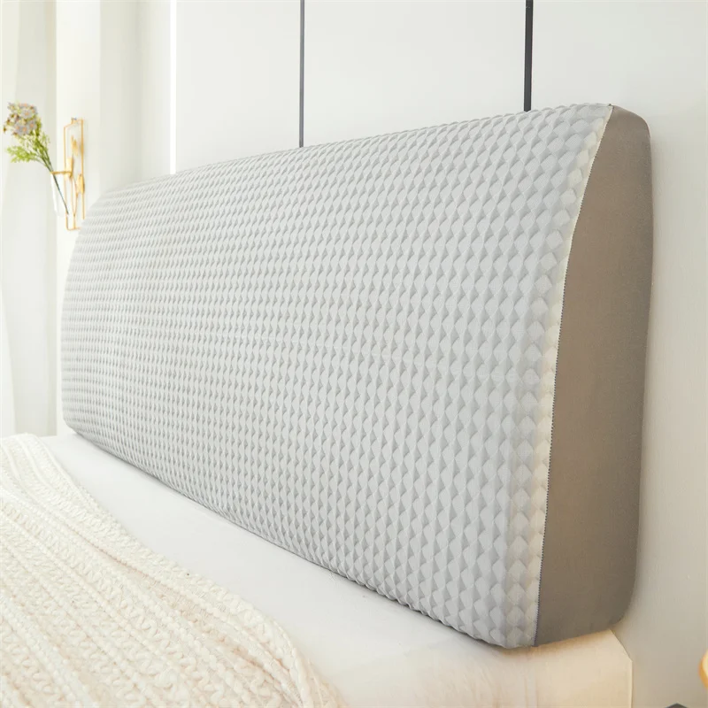 Nordic Effen Kleur Nachtkastje Cover Elastisch Universele Maat Zacht Hoofdeinde Cover Thuis Kamer Bescherming Bed Hoofd Covers Wasbaar Hotel: 110*65 / YELLOW