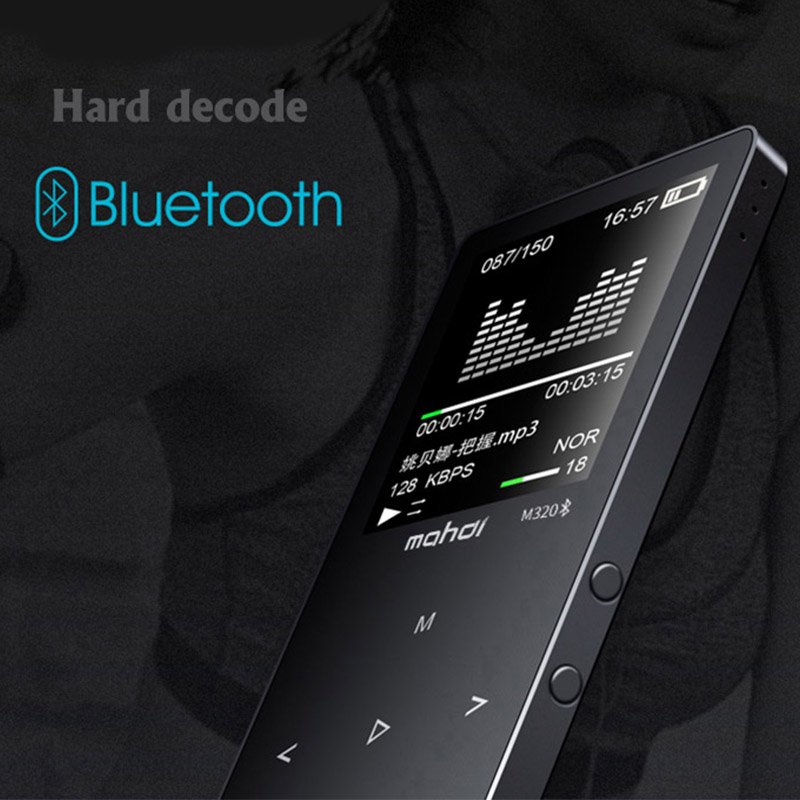 Mahdi M320 Mp3 Player 8Gb Press Screen Metal Hifi Lossless Audio Music Player Built-In Speaker Support Fm Radio Player