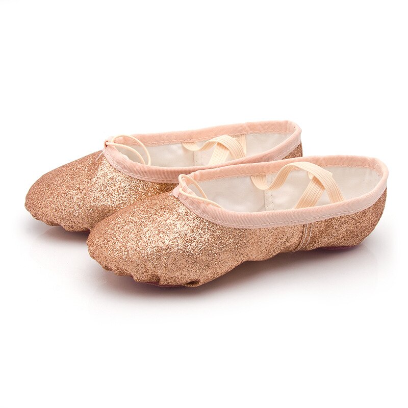 Girls Ballet Flats Baby Dance Party Girls Shoes Glitter Children Shoes Gold Bling Princess Shoes 3-12 years Kids Shoes