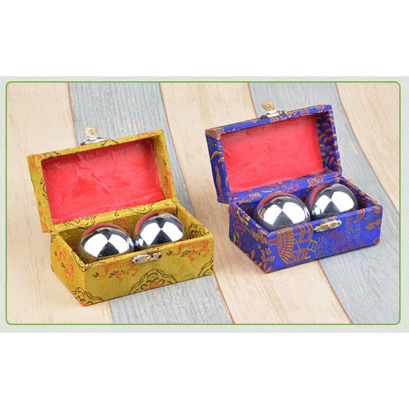 2 stks/set Fitness Handbal Galvaniseren Metalen Bericht Baoding Bal Ouderen Stress Ontspanning Levert