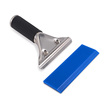 EHDIS Window Tint Rubber Squeegee Metal Handle Scraper Vinyl Car Wrap Tool Glass Water Wiper Household Car Cleaning Tool Brush