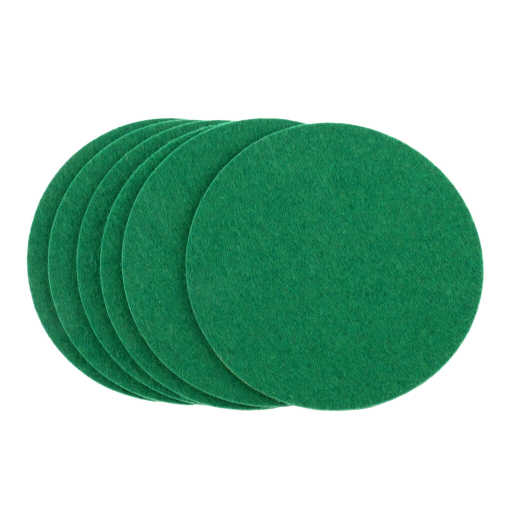 6Pcs/Set Large 94mm Air Hockey Table Felt Pushers Replacement Felt Pads Gear