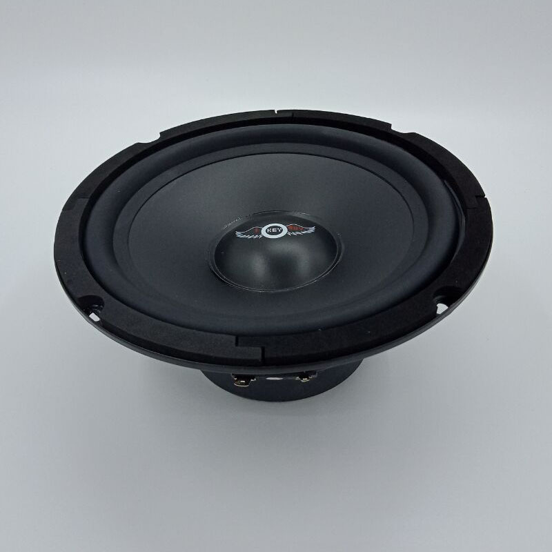2 st/parti 6/ 6.5 tum högtalare 300w max 8 ohm svart gummikant pp-kon bil hifi-ljud mellanregisterhögtalare ktv