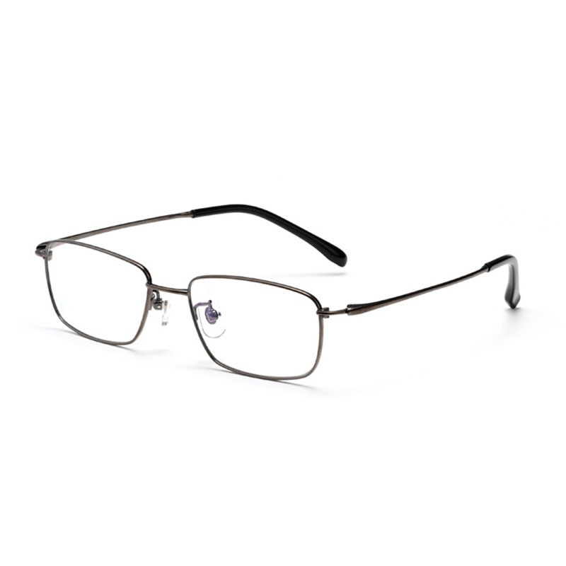 Pure Titanium Frame Glasses Full Rim Eye Glasses Nearsighted Eyeglasses and Reading Glasses Unisex Rectangle Spectacles