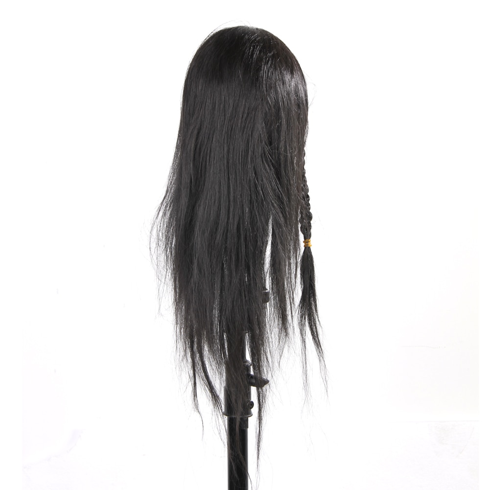 65Cm Pro Training Haar Styling Mannequin Hoofd Haar Lange Haar Kapsel Kappers Training Pop Vrouwelijke Mannequins Met Pruik
