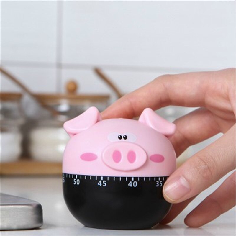 Home Owl Kitchen Decor Owl Timer 60 Minute Pink Kitchen Gadgets Egg Timer Cooking Mechanical Countdown Timers