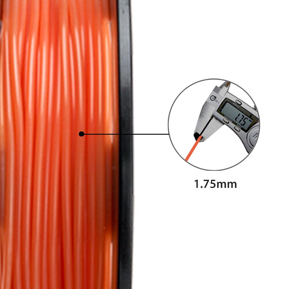 SUNLU 3D Printer PLA Filament Temperature Change Color 1KG Spool 1.75mm Dimensional Accuracy +/- 0.02mm Orange To Green Filament