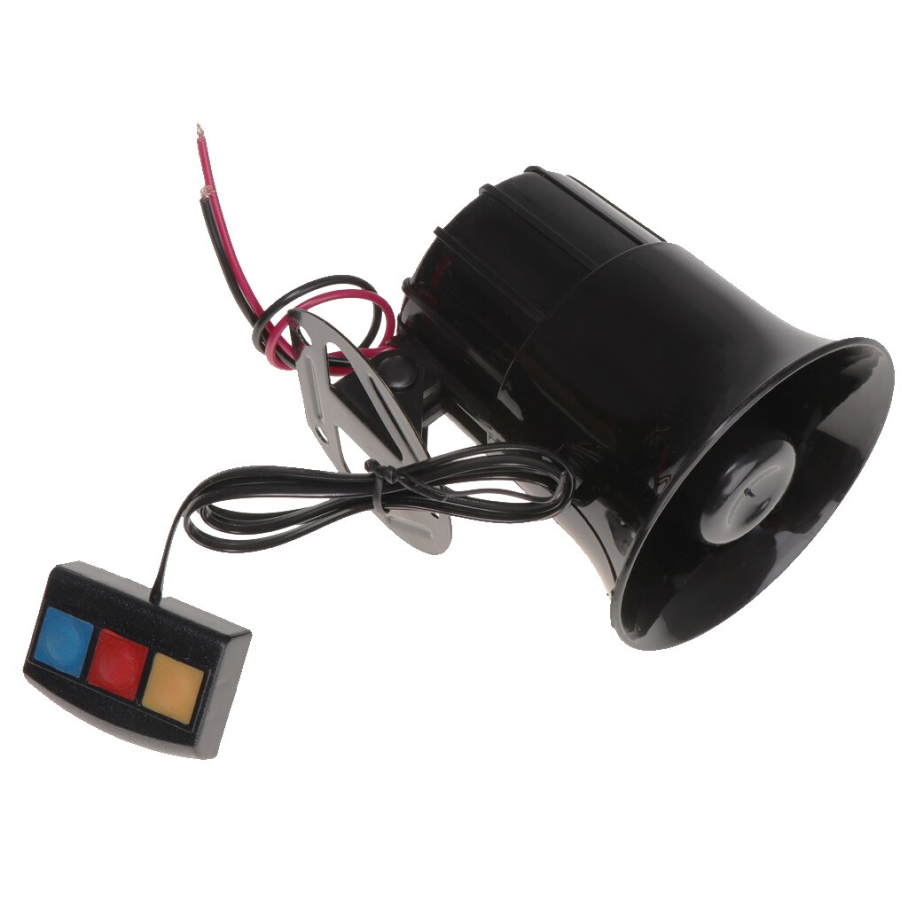 12V Auto Alarm 3 Tone Geluid Sirene Hoorn Motor Sirene