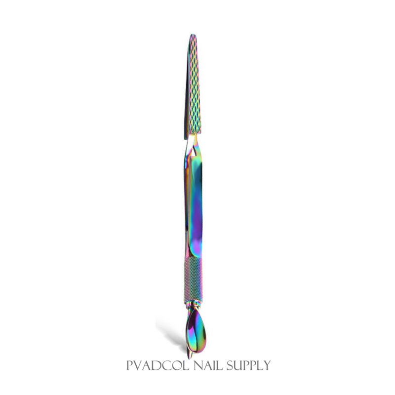 Titanium Nail C Curve Pinching Pusher Tool Multi Function Clamp Sculpted Acrylic Nails Pincher