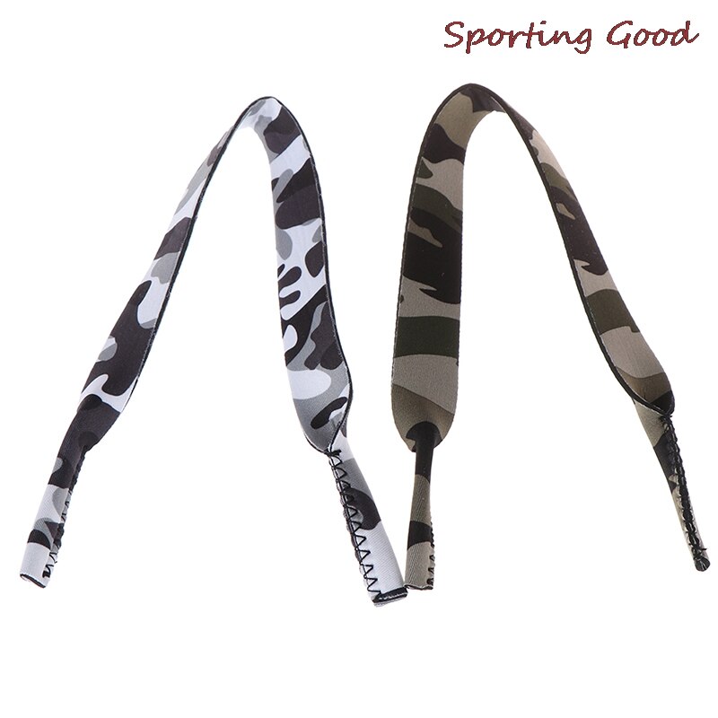 Lanière pour lunettes de soleil, motif camouflage, cordon de cou, sangle pour lunettes de sport, chaîne