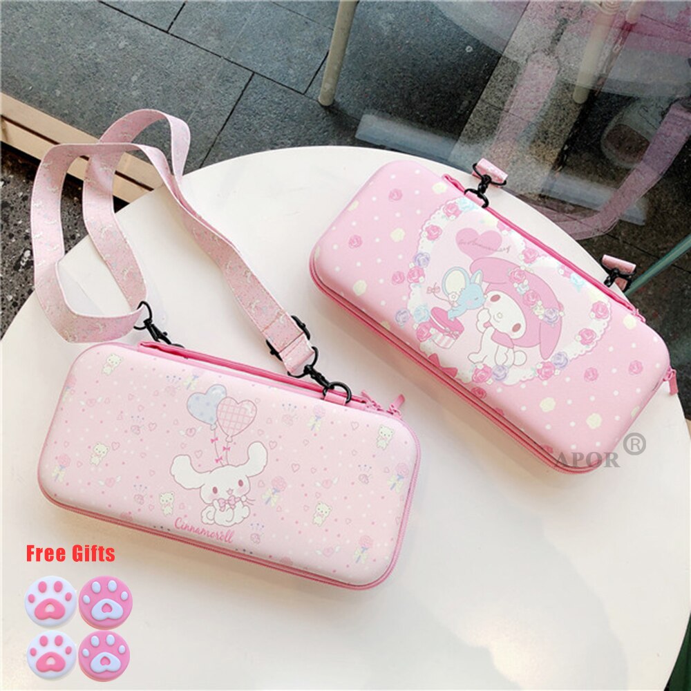 New Arrival śliczne torby do przechowywania owoców na przełącznik Nintendo Kawaii Travel Carry etui ochronne konsola do gier Shell ze smyczą