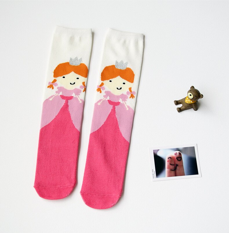 2-6 Jaar Baby Kinderen Panty Katoen Gebreide Panty Kniekousen Voor Meisjes: girl beige