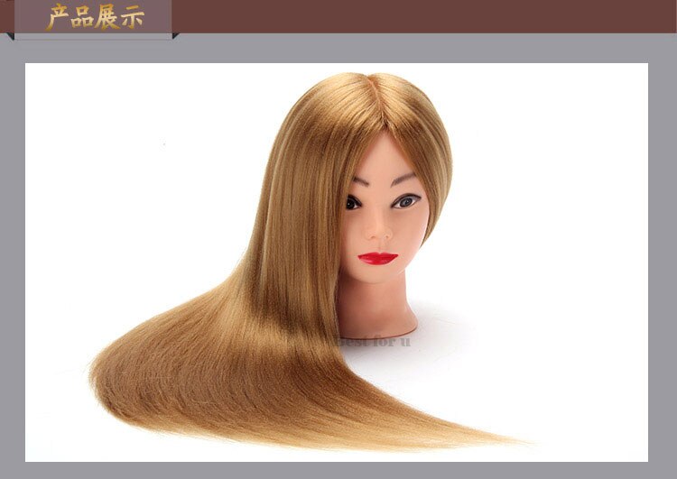 Hairdresser Head Wig Head With Hair Mannequin Head Model On