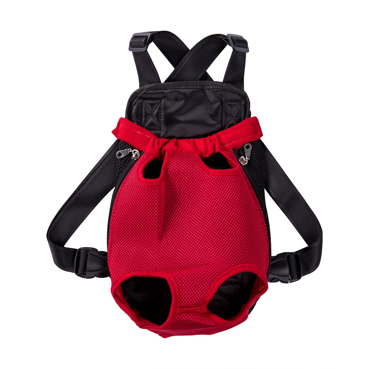 Pet cão portador mochila malha camuflagem produtos de viagem ao ar livre respirável ombro lidar com sacos para pequenos gatos do cão chihuahua: Vermelho / S