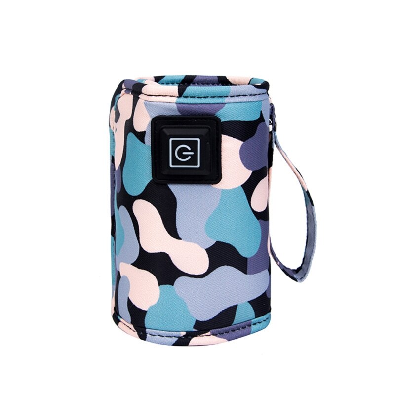 Chauffe-biberon USB, Thermostat, sac chauffant, couvercle chauffant pour biberon: Black