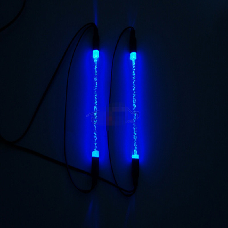 YEAHRUN-luces LED de colores para coche teledirigido, accesorios de decoración de chasis de camión, barra de tubo de luz, piezas de camión sobre orugas