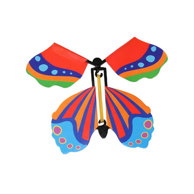 Lesiostress 1pcs Magic Butterfly flying Card Toy with Empty Hands Solar Butterfly Wedding Magic Props Magic Tricks