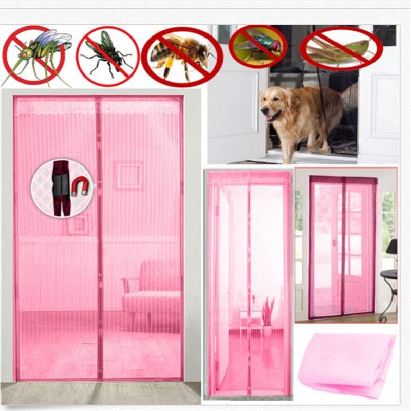 Zomer Deur Schermen Anti Mosquito Insect Fly Bug Gordijnen Magnetische Netto Mesh Automatische Sluiting Deur Scherm Gordijn