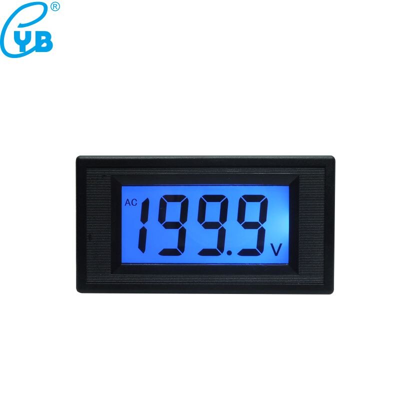 YB5135D LCD Digital Voltmeter AC 200mV 2V 20V 200V 500V Calibrate Reading Voltage Meter Power DC5V 24V DC AC 8-12V Volt Tester