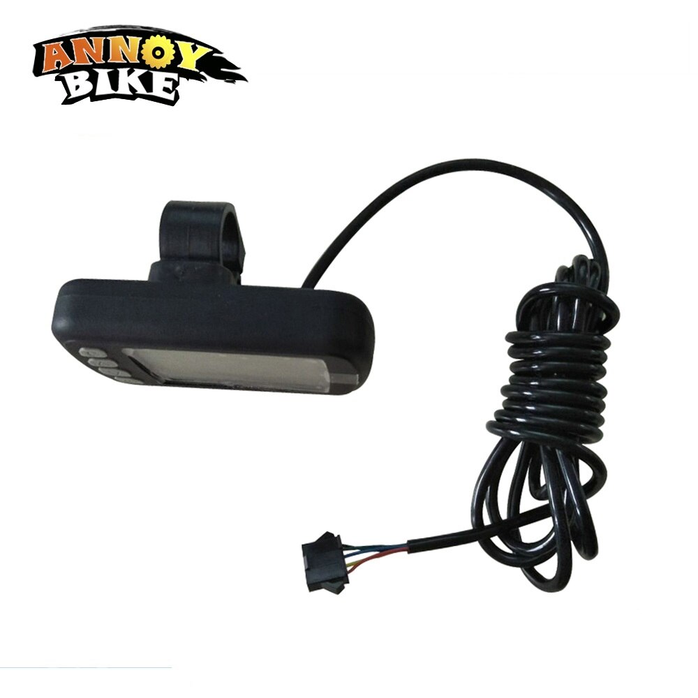 Mini écran LCD pour vélo électrique 24V 36V 48V Scooter moto speedmètre étanche Ebike affichage avec 5 fils de connecteur