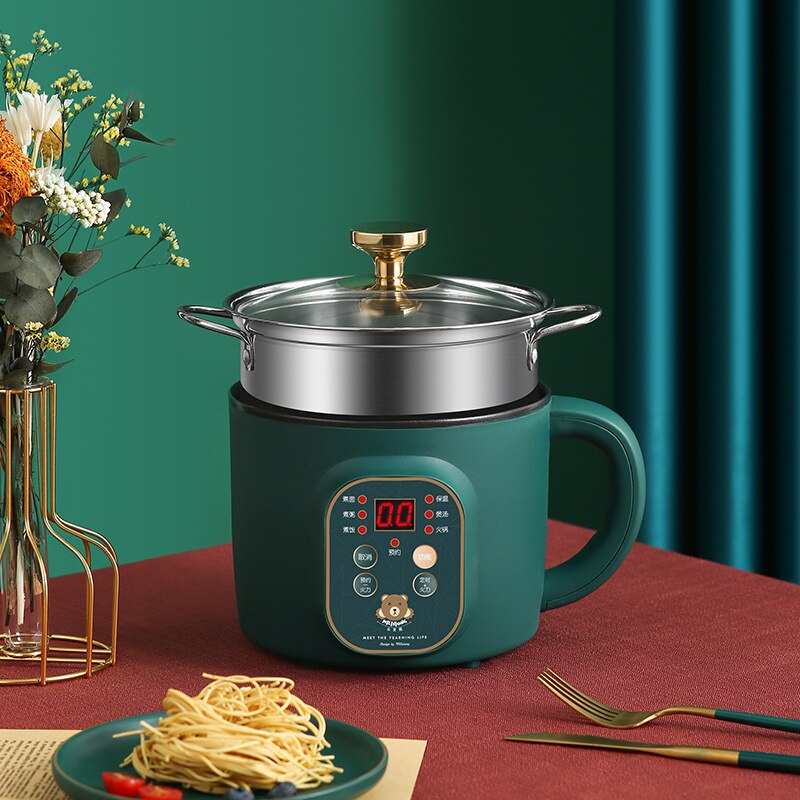 220V 1.8L Cute Mini Smart Appointment Rice Cooker Household Single Kitchen Pot Small Appliances