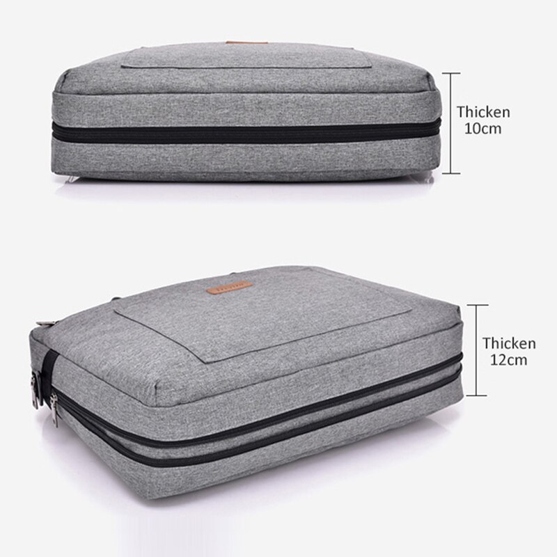 Mannen Canvas Tassen Business Aktetas Kantoor Reizen Messenger Grote Tote Vrouwen Computer Tassen Reis Bestand Laptoptas XA194ZC