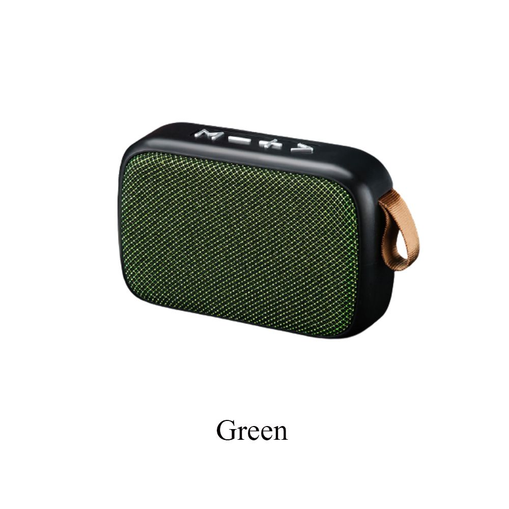 Outdoor Draadloze Mini Usb Bluetooth Speaker Speaker Sound Box Radio Speaker: green