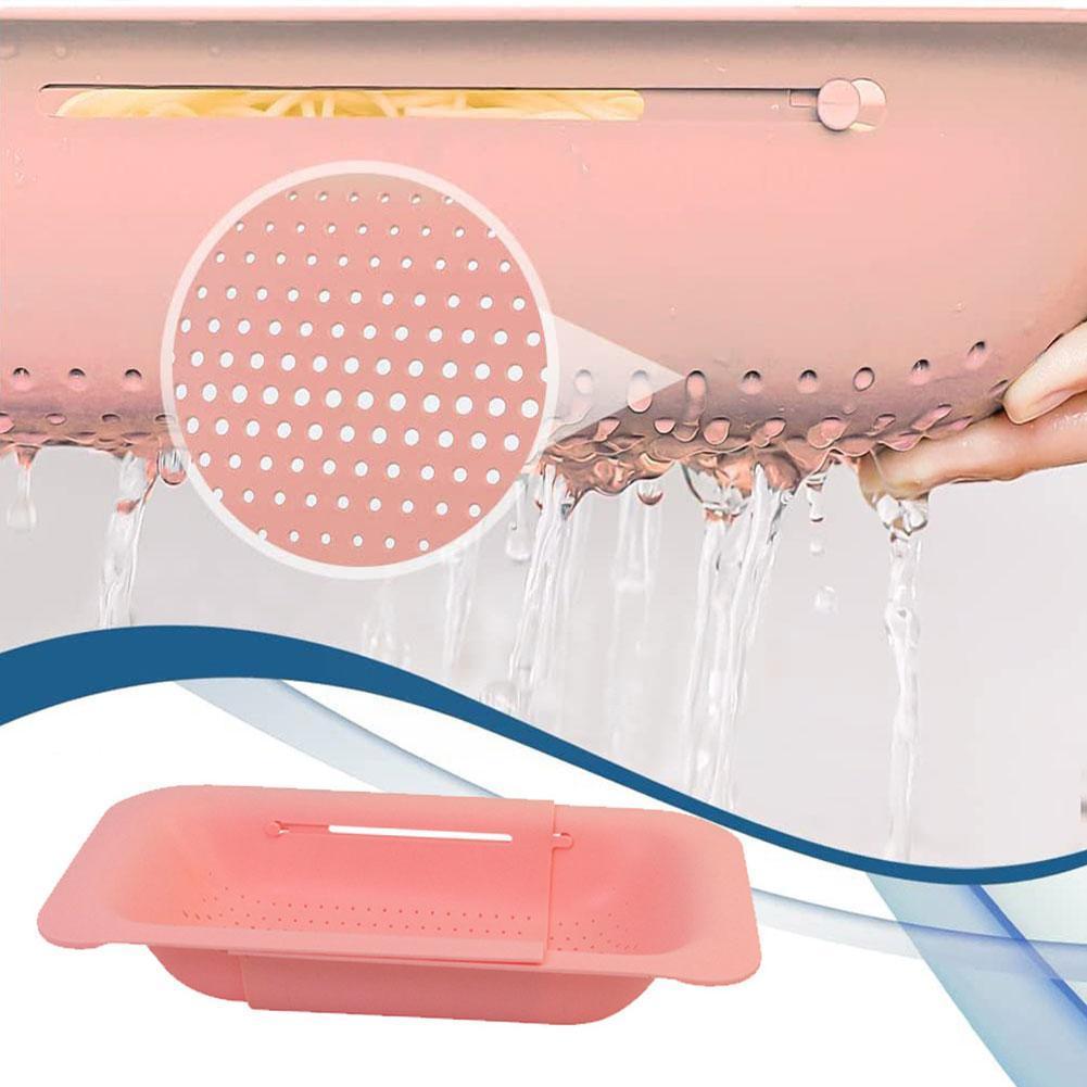 Colador de silicona para escurrir frutas y verduras, colador, escurridor, accesorios de cocina, colador para lavar, 1 unidad, I6n0