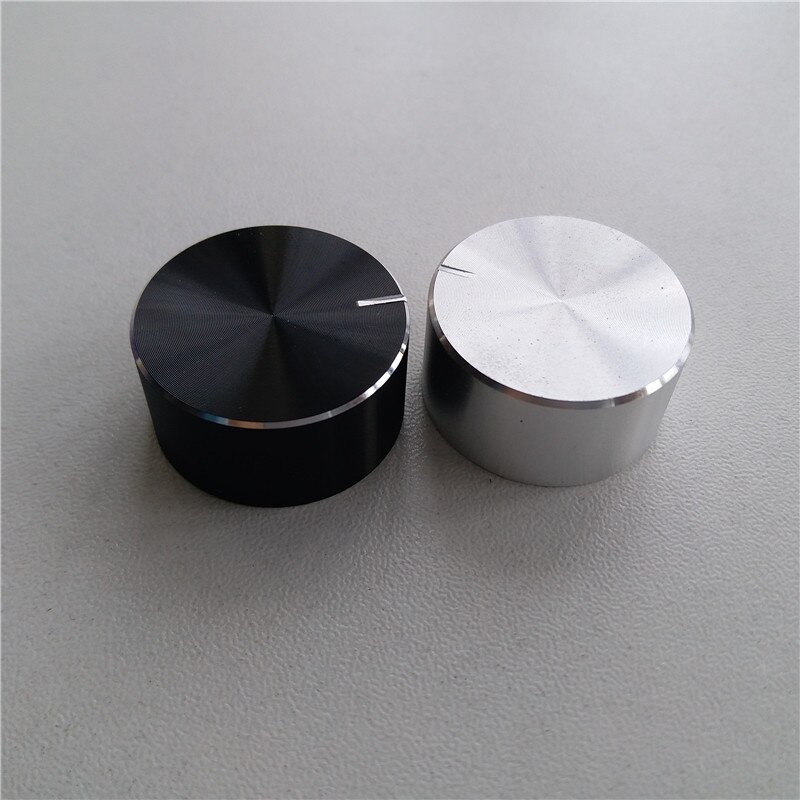 8 stücke Aluminium kunststoff Knopf Potentiometer Knopf 26*13*6mm Potentiometer kappe D welle Volumen Knopf schalter kappe Kopfhörer verstärker