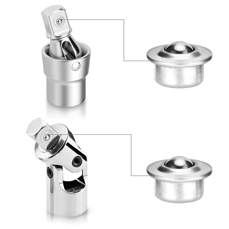 Rueda de ojo de toro de bola Universal galvanizada, rueda de transferencia de bola Universal de acero inoxidable, rueda de ojo de toro de acero al carbono