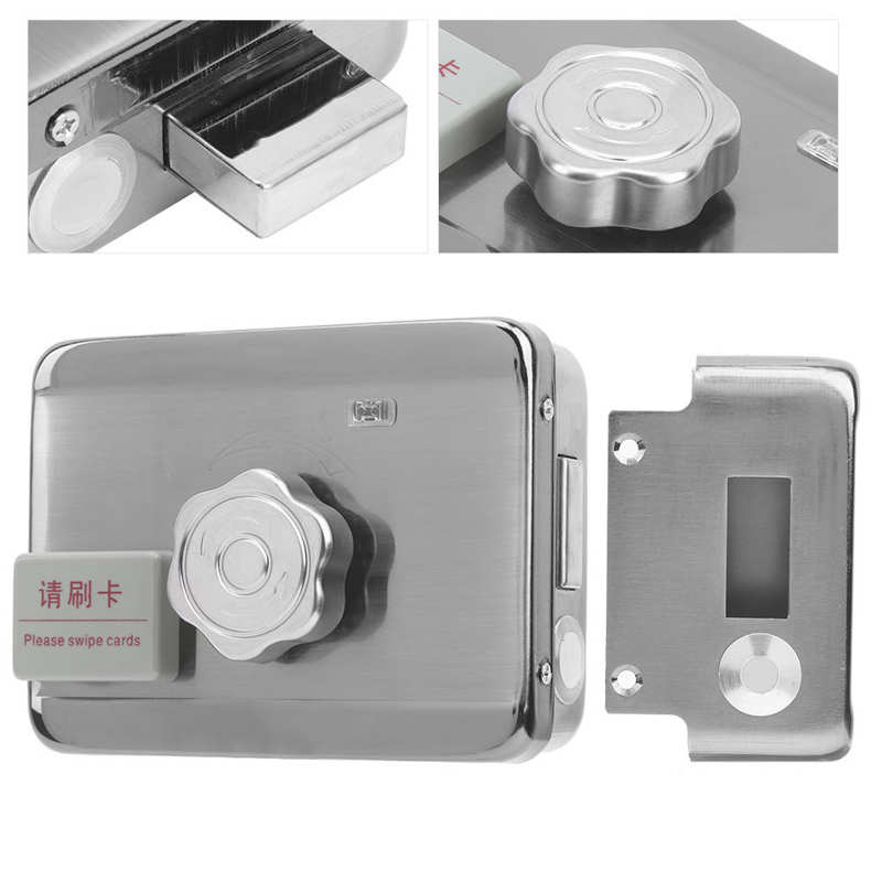 Electric Door Lock Stainless Steel ID Card Access Control System with Remote Controller electric conversion kit Door Lock