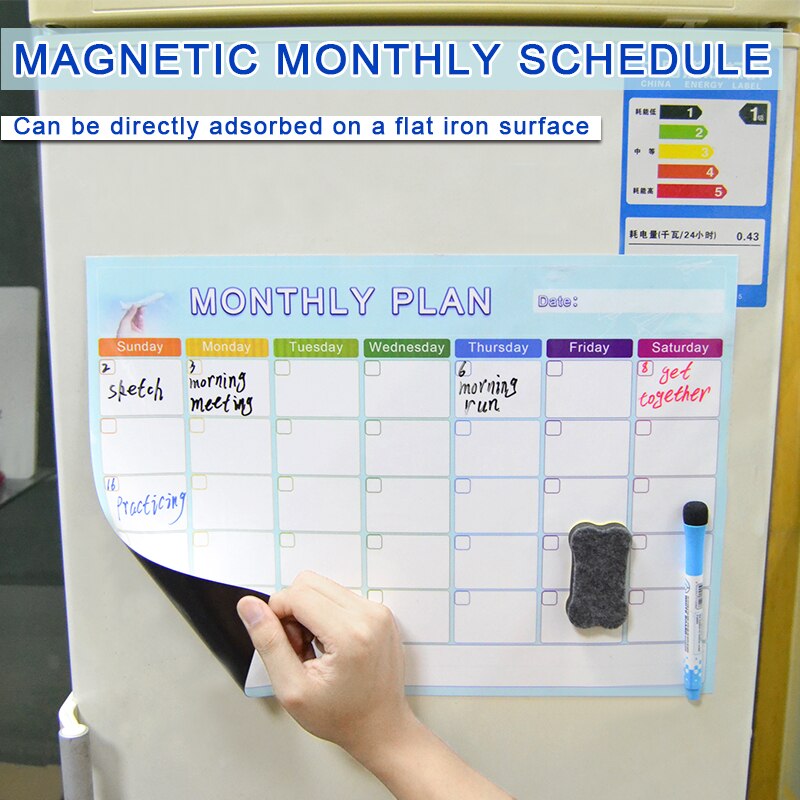 YIBAI A3 Monthly Planner Magnetic Whiteboard Messa Grandado yibai-a3-monthly-planner-magnetic-whiteboard-messa-grandado