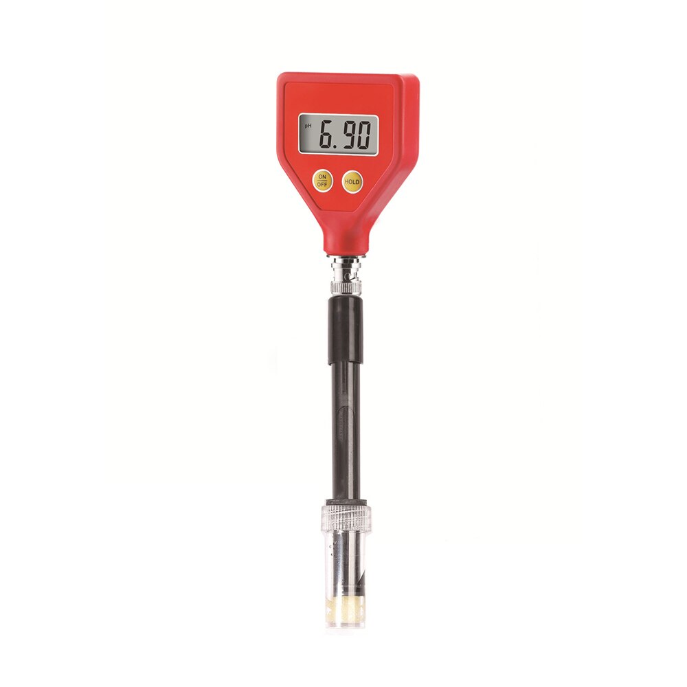 Yieryi-Medidor de pH de la piel, medidor Digital de pH cambiable, retención de datos con electrodo de vidrio afilado utilizado para agua, comida, queso, leche y suelo: ph-98109