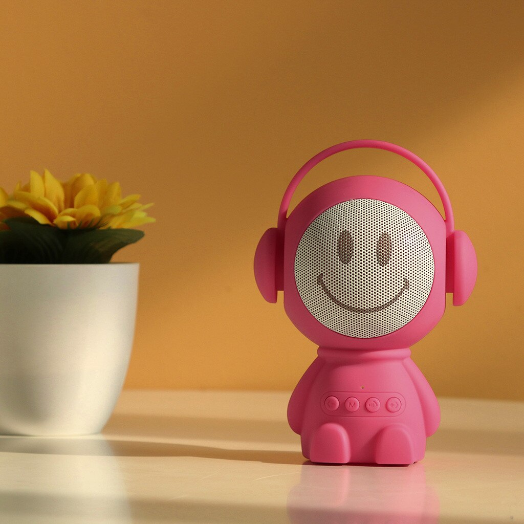 -Draagbare Cartoon Robot Mini Bluetooth Speakers Bluetooth Draadloze Ontvanger Speaker Stereo Music Player Z528