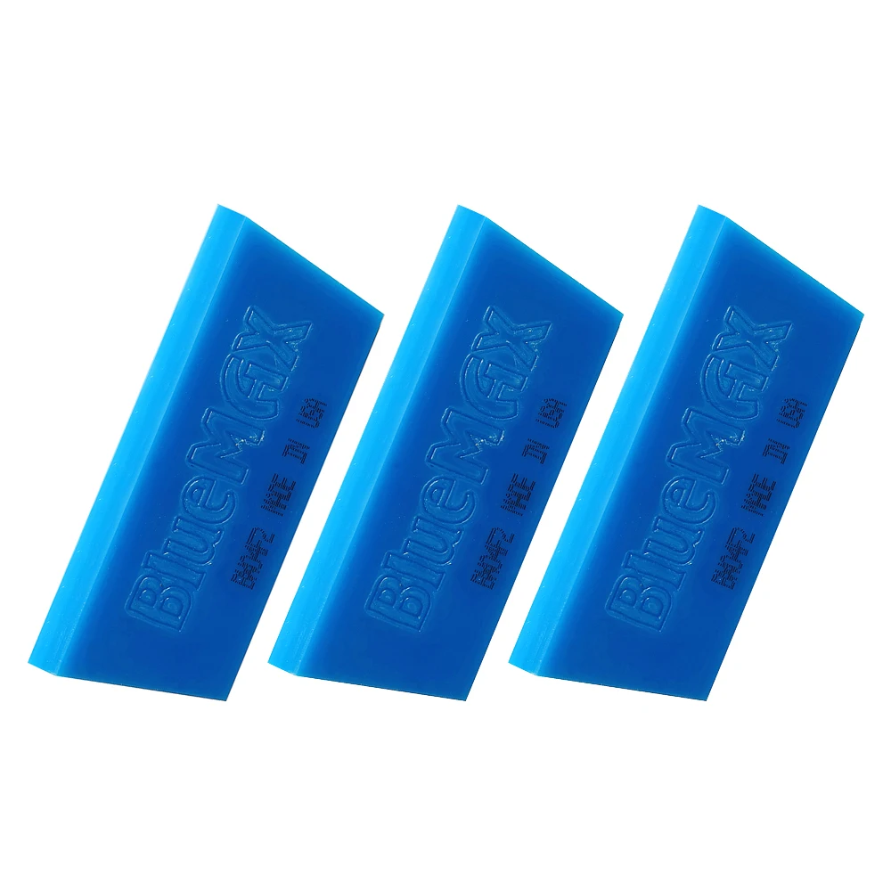 3PCS BlueMax Ersatz Gummi Klinge Für Schaber Griff Carbon Vinyl Film Verpackung Rakel Fenster Tönung Glas Wasser Schnee Schaufel B07: Gold