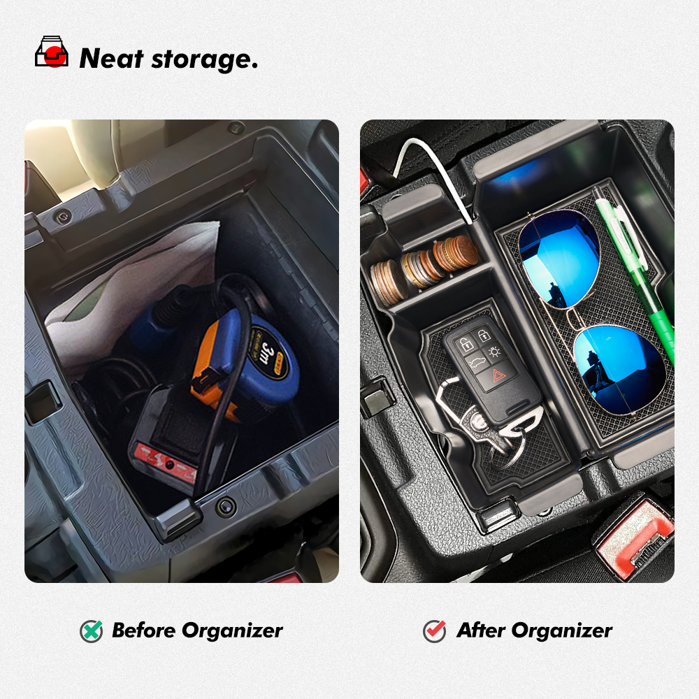 Center Console Organizer Tray For Jeep Wrangler JL/JLU Storage Box For Jeep Gladiator Car Accessories Armrest Box