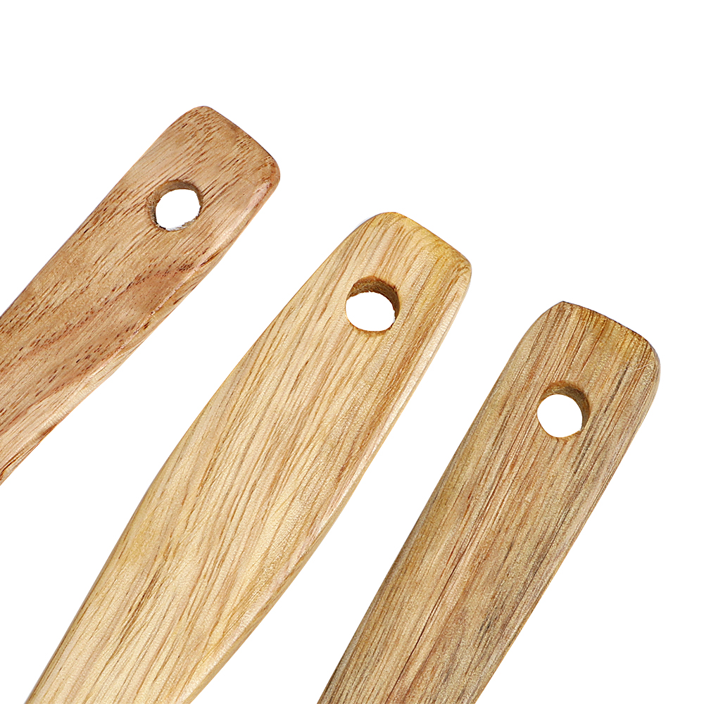 Hout Schop Houten Spatel Houten Turner Kookgerei Keuken Gereedschap Rijst Lepel Voor Non-stick Pan Servies Keuken Koken Tool